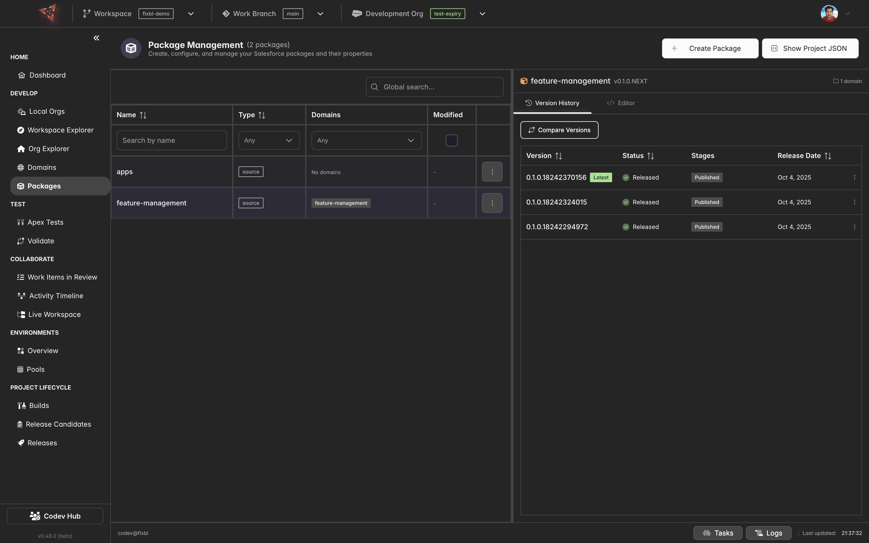 Package Editor